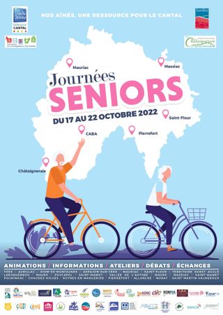 séniors à vélos département cantal
