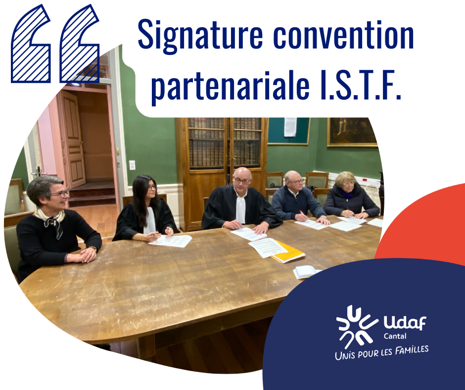 Signature convention istf au tribunal